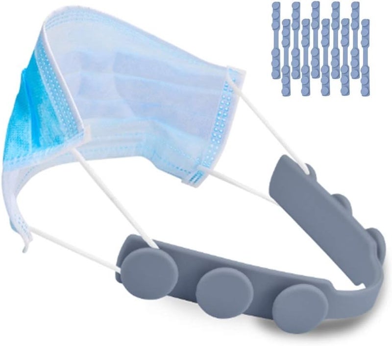 Strap Extenders Ear Hook, anti-tight ear protector decompression holder hook hook-shaped ear strap accessories ear clip extension buckle ear pain relief - Image 1