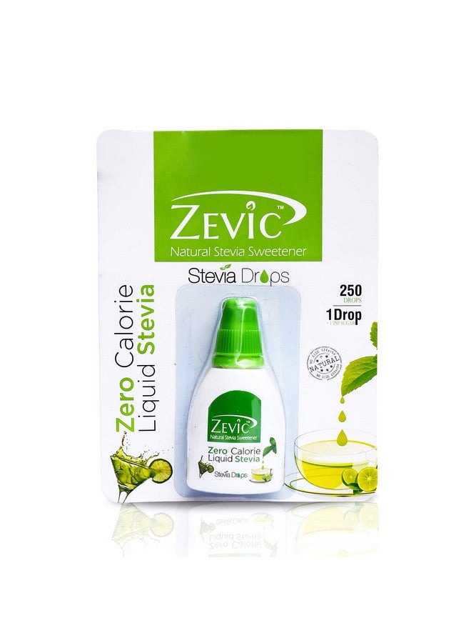 ZEVIC Stevia White Sachets (50 Sachets) + Stevia Liquid 250 Drops - Combo - Image 2
