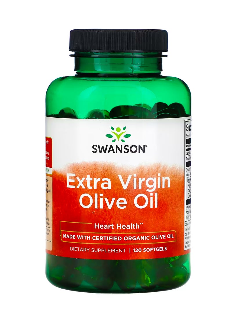 سوانسون زيت زيتون بكر ممتاز  120 كبسولة هلامية