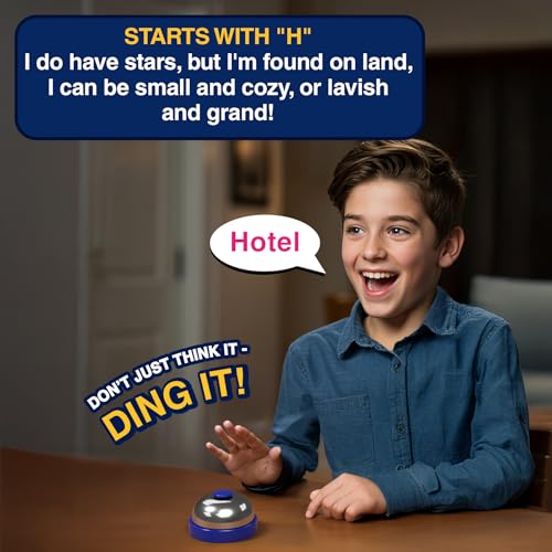 Gouda Games Dare to Ding - Game of Riddles & Reflexes, Fast-paced Card Game, Test Your Wits, Family-Friendly Game for Teens, Families & Adults, Gifts for Ages 10, 11, 12 and Up, 3-8 Players - Image 4