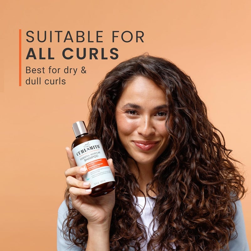 All condition fit - Essential Moisture Cleanser, Gentle Nourishing Shampoo for Wavy, Curly and Coily Hair, Vegan (88ml/2oz) Trial or Travel Size Assorted trendy color picks - Image 5