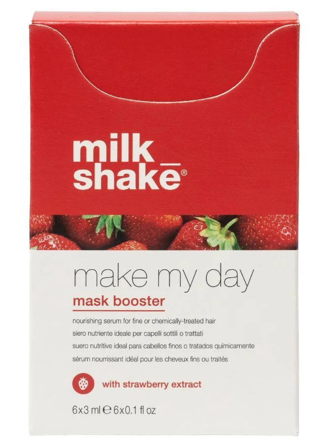 ميلك شيك Make My Day Mask Booster With Strawberry Extract 6 Sachet X 3Ml