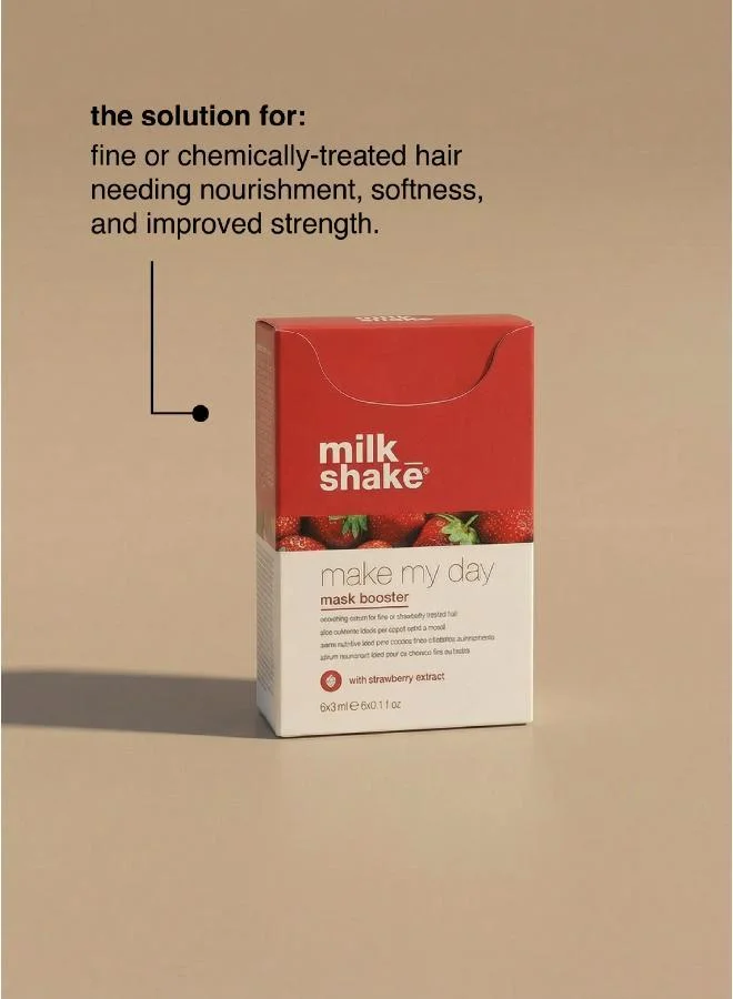 Milk Shake make my day mask booster with strawberry extract 6 sachet x 3ml