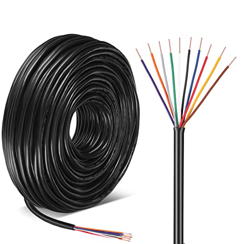 Hoolerry Solid Sprinkler System Wire 18 Gauge Irrigation Wire with UV Resistant PVC Jacket Sprinkler Cable for Underground Irrigation Field Central Control System 30v Ul Listed(18/10, 100 Ft) - Image 1