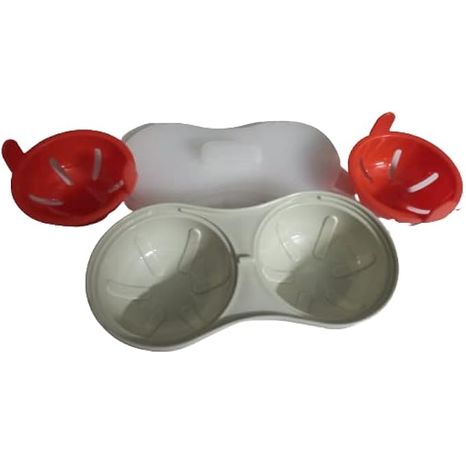 MISBAH Double Egg Poacher  Random Color - Image 3