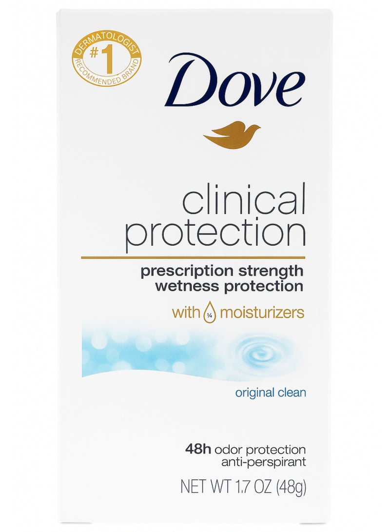 Dove Clinical Protection Antiperspirant Deodorant Original clean 48 g