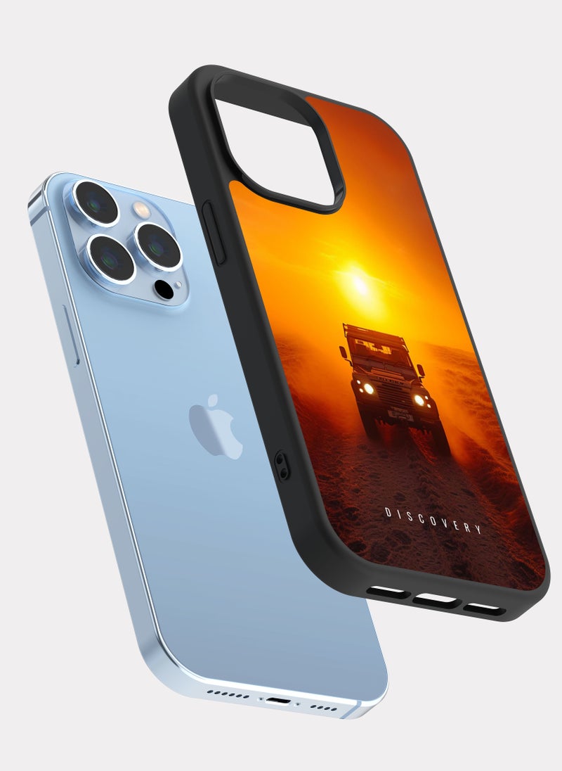 بكسلات كفر ايفون 13 برو ماكس لاند روفر برتقالي - Image 2