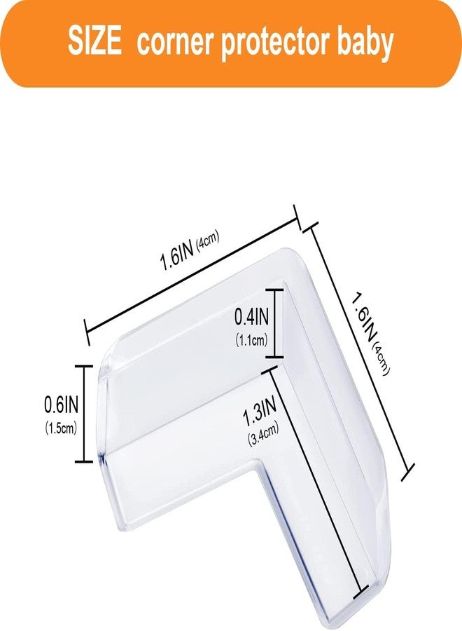 HAPYSA Corner Protector for Baby - Furniture Corner Guard & Edge Safety Bumpers - Baby Proof Bumper & Cushion to Cover Sharp Furniture & Table Edges - Clear and Transparent - (Pack) (20) - Image 2