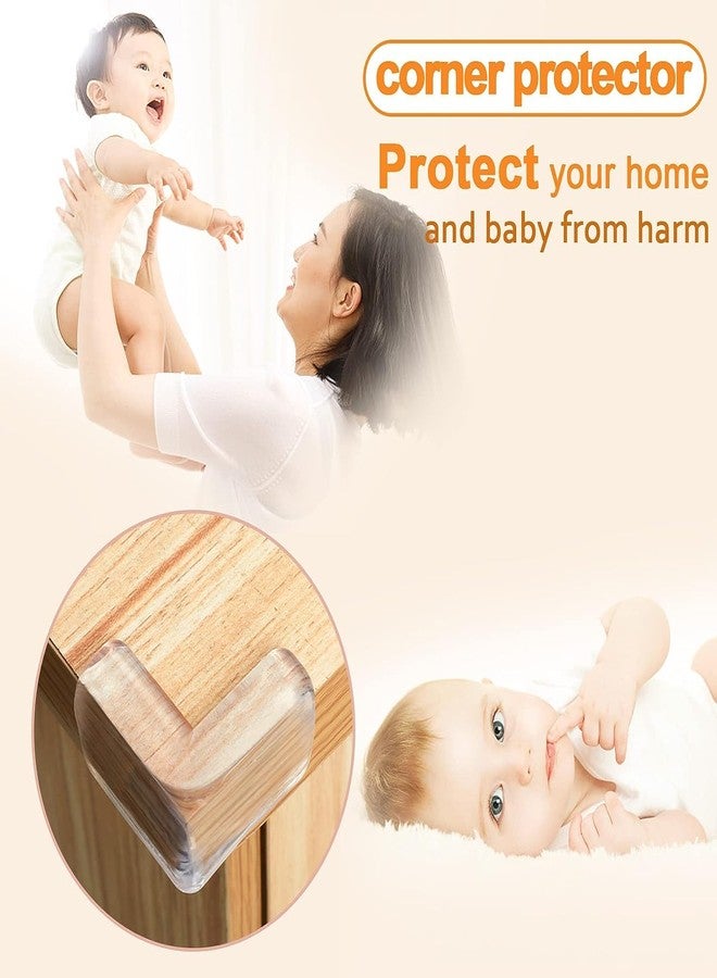 HAPYSA Corner Protector for Baby - Furniture Corner Guard & Edge Safety Bumpers - Baby Proof Bumper & Cushion to Cover Sharp Furniture & Table Edges - Clear and Transparent - (Pack) (20) - Image 5