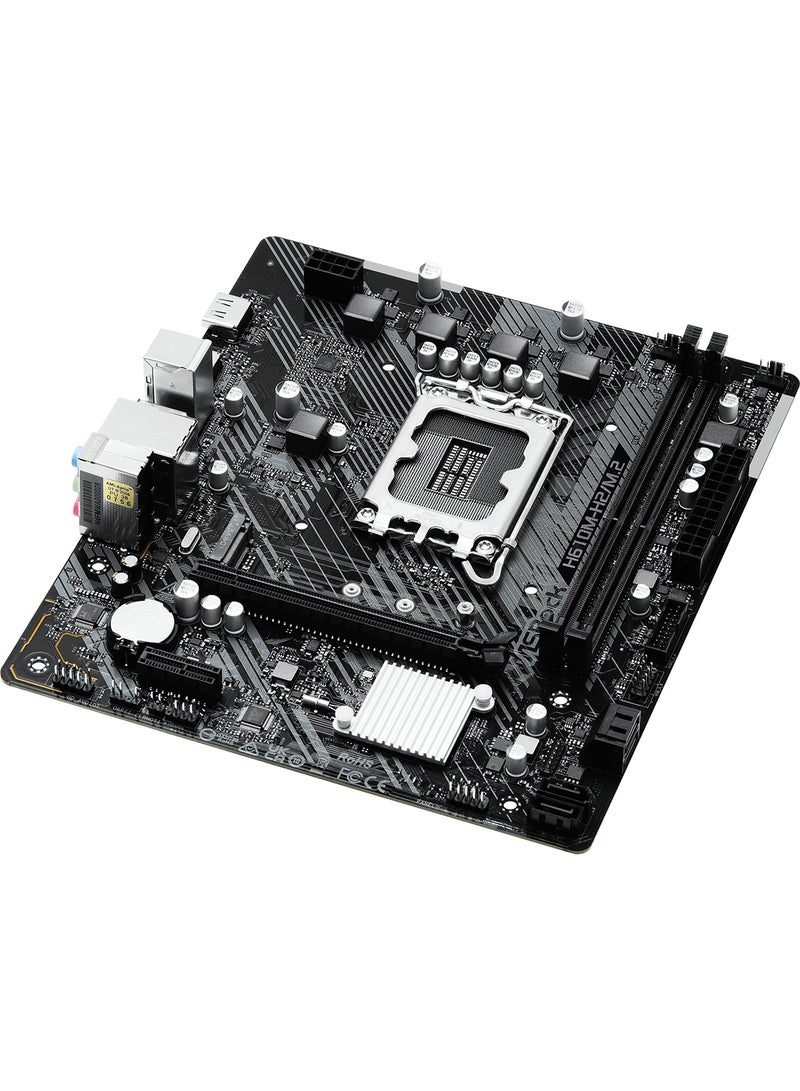 ASRock H610M-H2/M.2 Micro ATX Motherboard for Intel 14th Gen, Dual Channel DDR4, 2x HDMI - Image 3