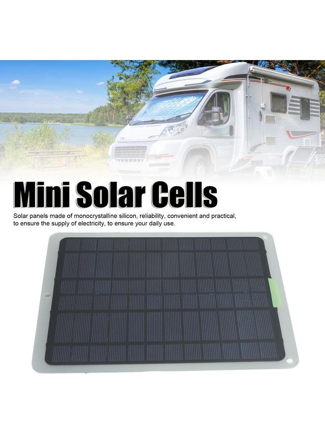 Thoraya - Mini Solar Panel Kit 22W With Bracket 12V OBD Battery Controller Monocrystalline Solar Panel for Outdoor - Image 1