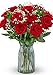Benchmark Bouquets  Red Roses Bouquet  Fresh Flowers for Delivery  Mothers Day Flowers  One Dozen Long Stem Roses  Real Roses  Mothers Day Gifts for Mom Glass Vase Included - Image 2