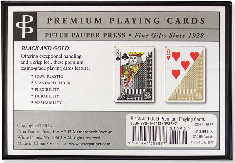Peter Pauper Press PETER PAUPER PRESS 100% Plastic Playing Cards Value Pack (4 Decks)  - Image 2