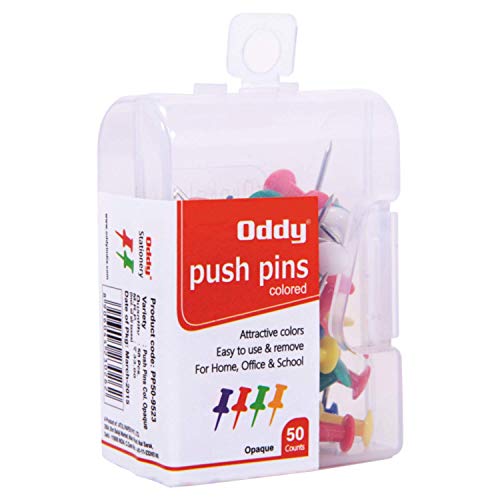Oddy Push Pins Damroo Shape - PP50-9523 - Set of 50 Dibbi - Image 3