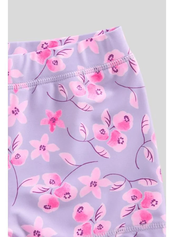 mothercare Floral Sunsafe UPF50+ Rash Vest and Shorts Set