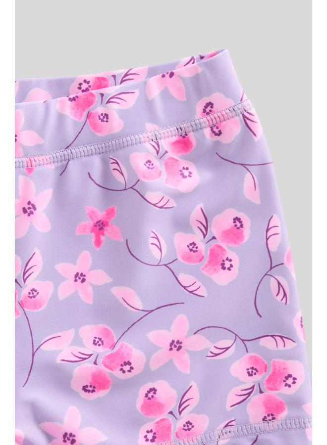 mothercare Floral Sunsafe UPF50+ Rash Vest and Shorts Set  - Image 3