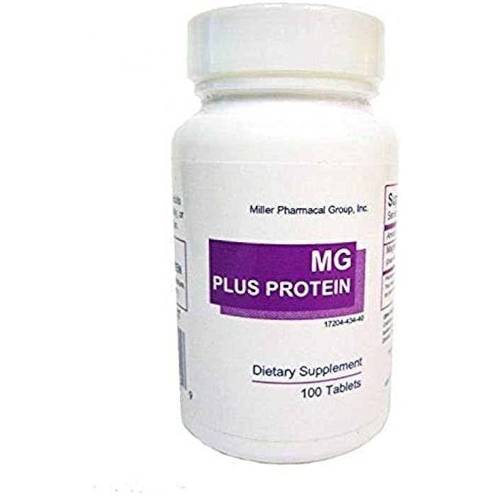 MILLER Mg Plus Protein Mg Plus Protein Miller, 100 tabs 133Mg (Pack of 3) - Image 1