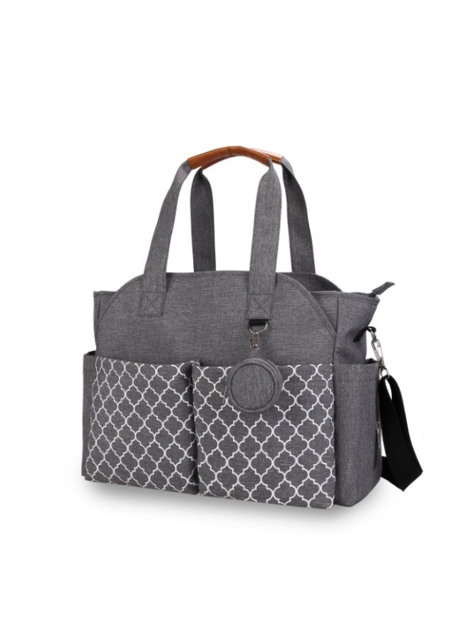 Multi-Function Diaper Bag With Changing Mat ，Large Capacity Baby Diaper Bag Tote - Image 1