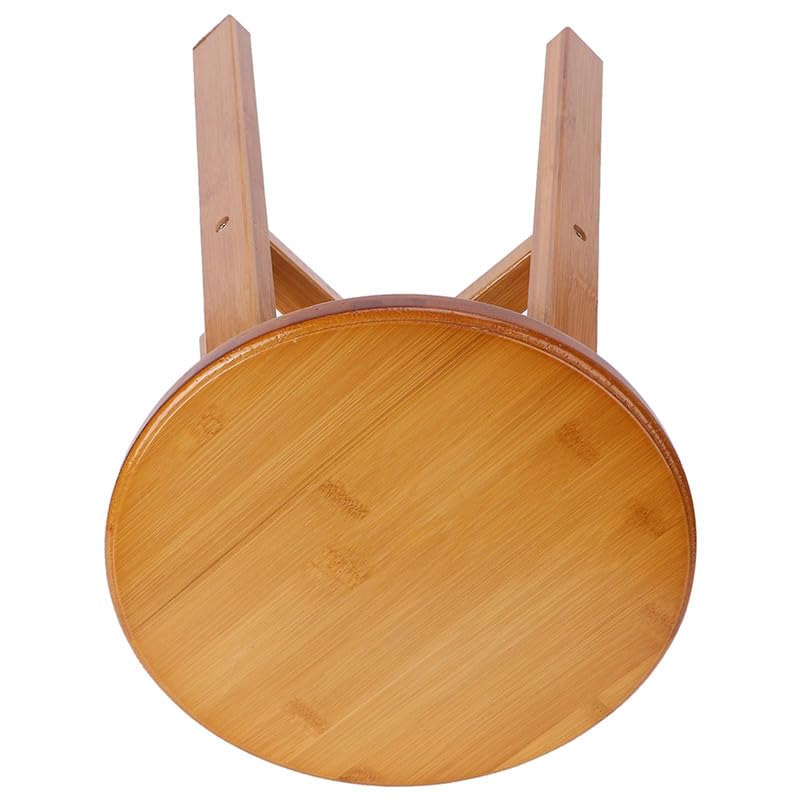 Blue Tick Blue Tick Wooden Small Short Stool for Kids Shoe Changing Home Bathroom Bedside 9 inch 6 Month Warranty - Image 5