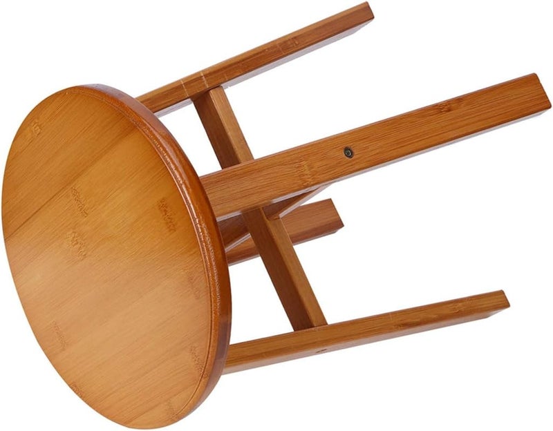 Blue Tick Blue Tick Wooden Small Short Stool for Kids Shoe Changing Home Bathroom Bedside 9 inch 6 Month Warranty - Image 4