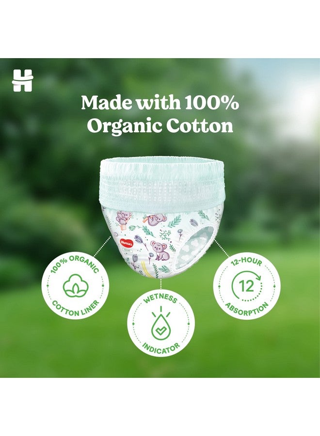 HUGGIES حفاظات طبيعية للعناية، حديثي الولادة/حجم صغير جداً (حتى 5 كجم) حفاظات بيبية متميزة، عبوة مجموعة 40 قطعة، مصنوعة من قطن عضوي 100% - Image 2