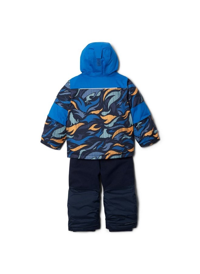 Columbia Columbia Toddler Unisex Mighty Mogul Set, Bright Indigo Wildstripe/Bright Indigo, 3T  - Image 2
