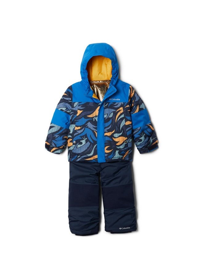 Columbia Columbia Toddler Unisex Mighty Mogul Set, Bright Indigo Wildstripe/Bright Indigo, 3T  - Image 1