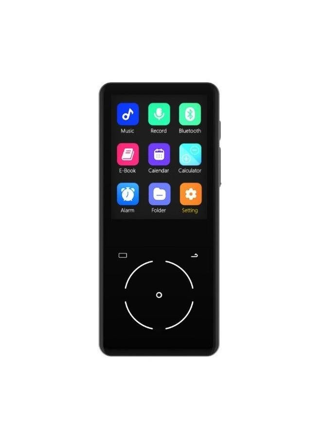 Touch Screen Player Mp3 Walkman Small Mp4 Reading Novels Students Special English Listening Mp5 Cross Border-Body Color:Black-Memory Capacity:4GB  - Image 2