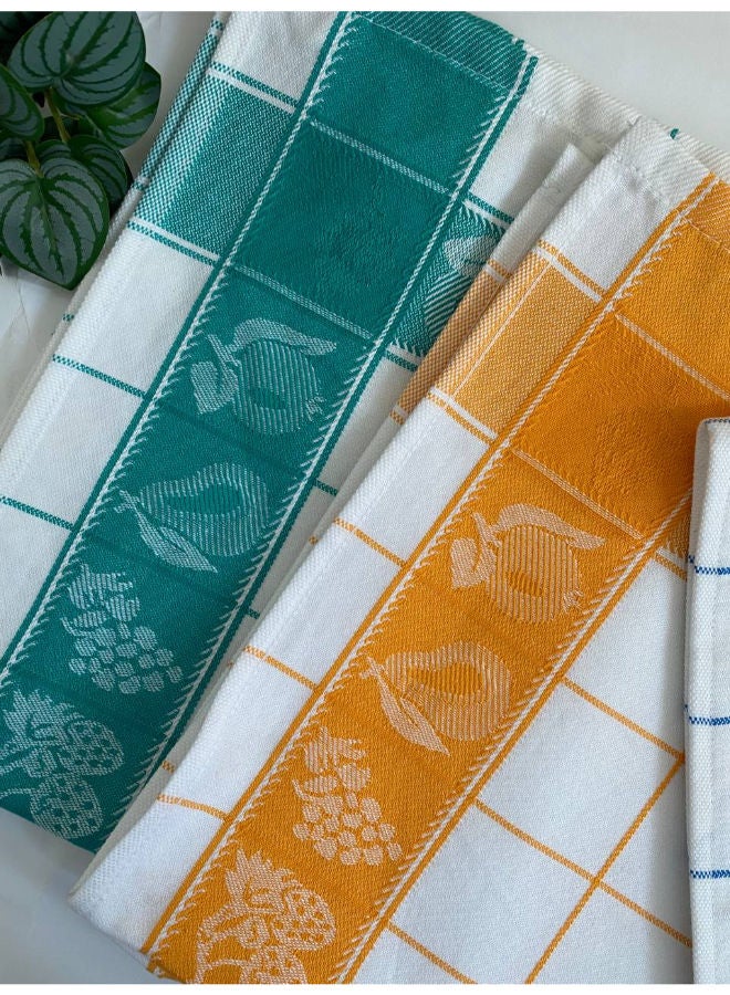 توالا منشفة المطبخ من قطعة واحدة 50*70 سم -احمر - Image 3