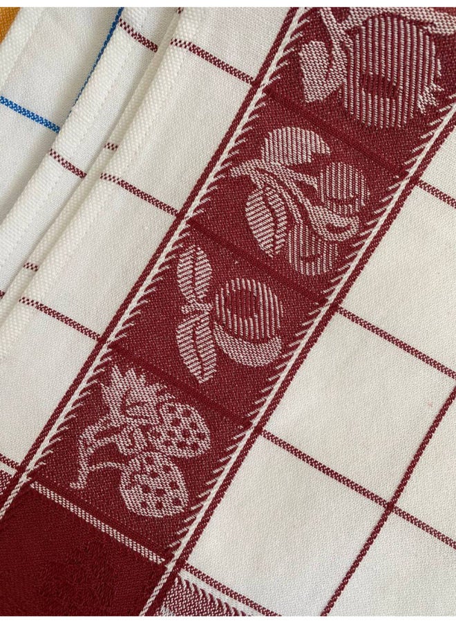 توالا منشفة المطبخ من قطعة واحدة 50*70 سم -احمر - Image 1