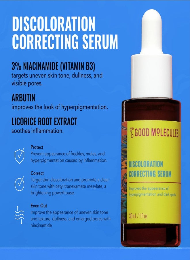 Good Molecules Brightening Skincare Set, Discoloration Serum & Body Duo - Image 4