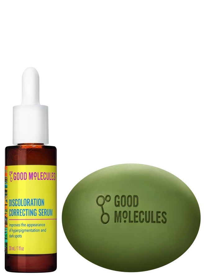 Good Molecules Brightening Skincare Set, Discoloration Serum & Body Duo - Image 1