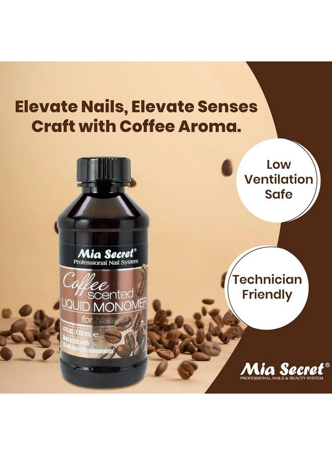 MIA SECRET Mia Secret COFFEE SCENTED Liquid Monomer - Alternate Acrylic Nail Liquid for Acrylic Powder - EMA monomer - Scented Nail Monomer liquid - ema monomer acrylic nail liquid (8 oz.)  - Image 2
