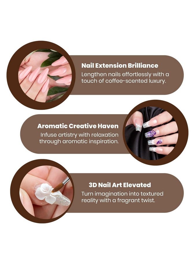 MIA SECRET Mia Secret COFFEE SCENTED Liquid Monomer - Alternate Acrylic Nail Liquid for Acrylic Powder - EMA monomer - Scented Nail Monomer liquid - ema monomer acrylic nail liquid (8 oz.)  - Image 4