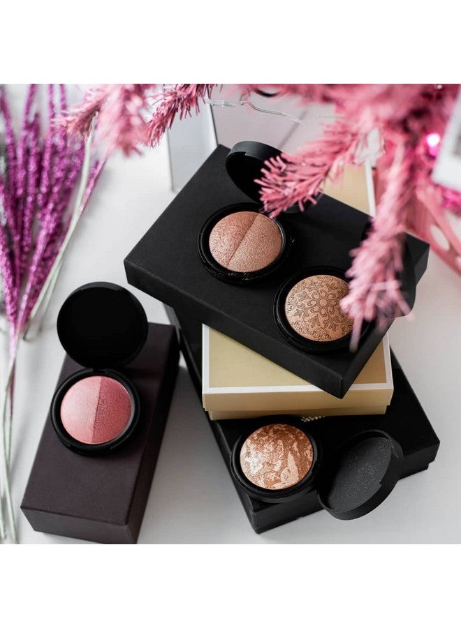 Aden Terracotta Baked Bronzer/Highlighter Duo Create A Gorgeous Sculpted Glow With This Baked Duo (7G) Made In Italy (Terracotta Baked Highlighter) - Image 5
