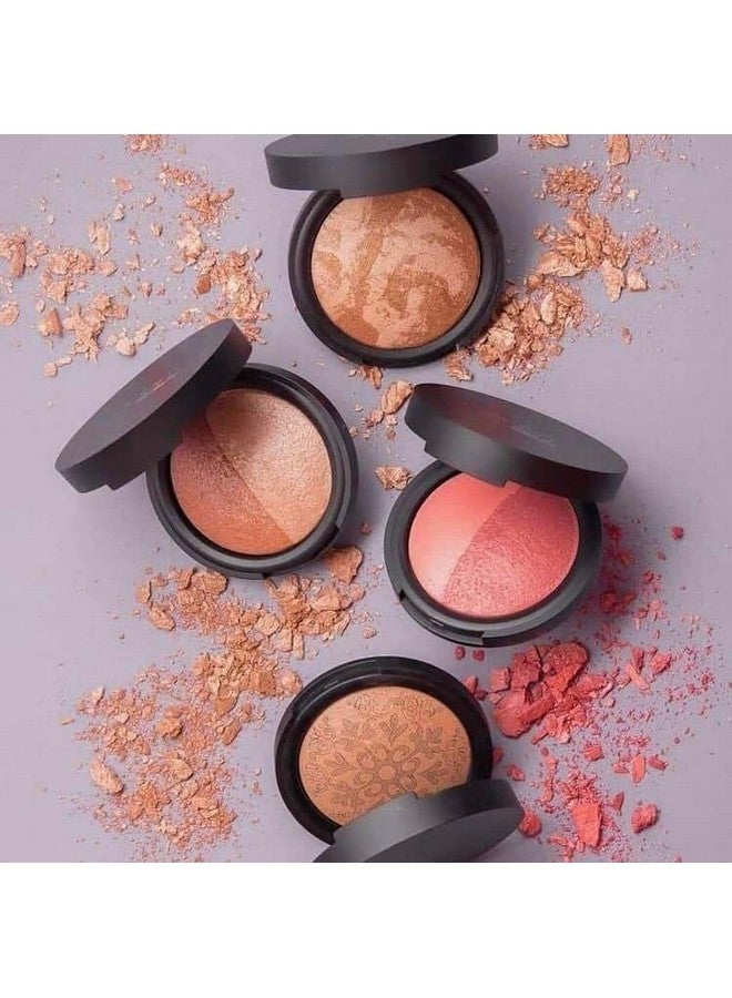 Aden Terracotta Baked Bronzer/Highlighter Duo Create A Gorgeous Sculpted Glow With This Baked Duo (7G) Made In Italy (Terracotta Baked Highlighter) - Image 4