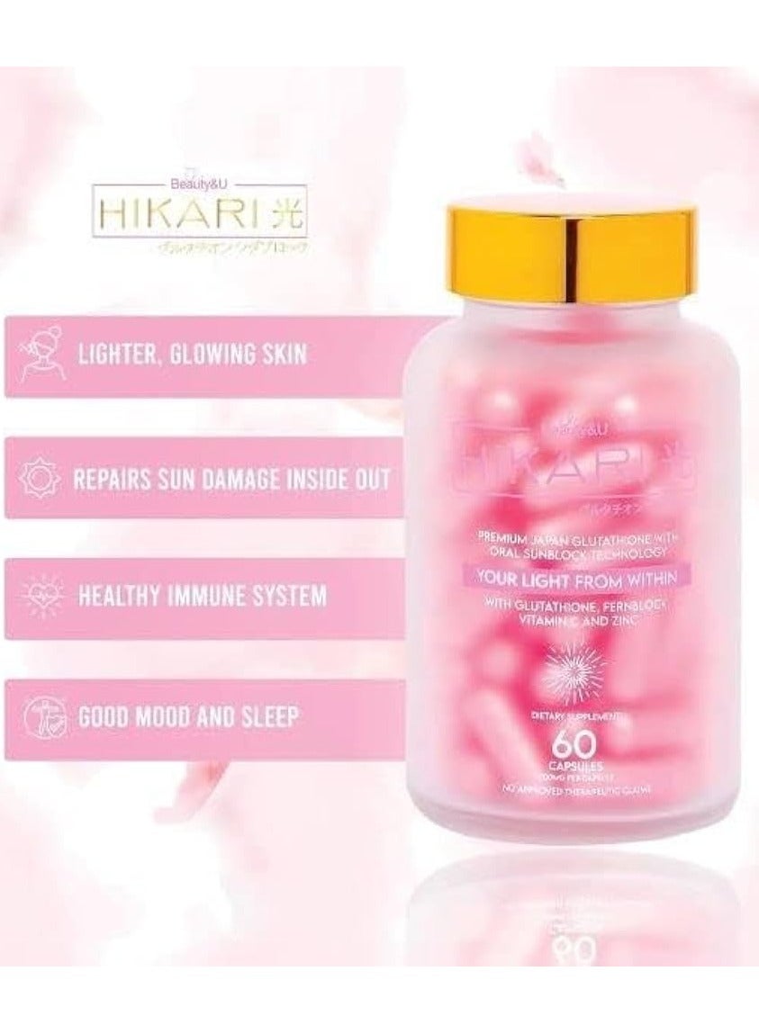 Hikari BEAUTY & HIKARI ULTRA PREMIUM JAPANESE GLUTATHIONE | Best Price Qatar