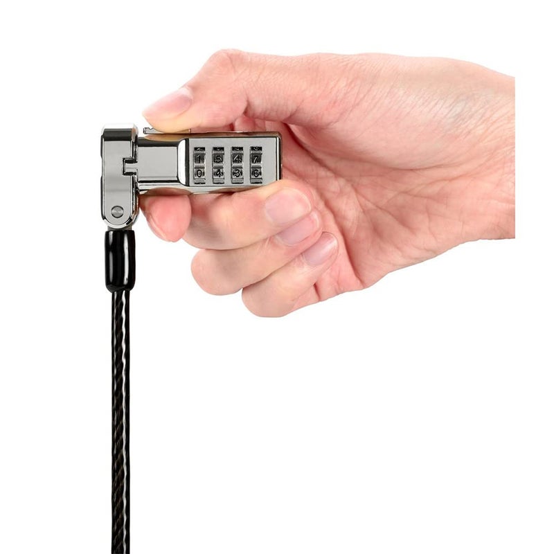 Kensington Universal 3-in-1 Combination Laptop Lock, Computer Security Locking Cable - Resettable Version (K62316WW), Black - Image 2