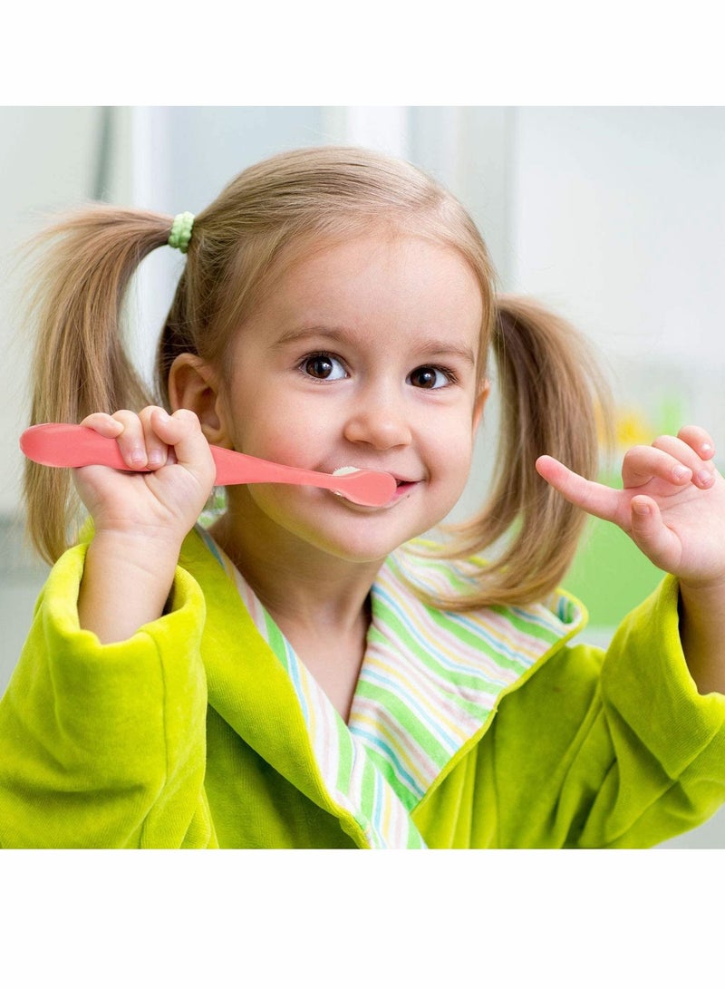 Excefore فرشاة أسنان للأطفال، 4 قطع فرشاة نانو فائقة النعومة للأطفال الصغار والأطفال - Image 5