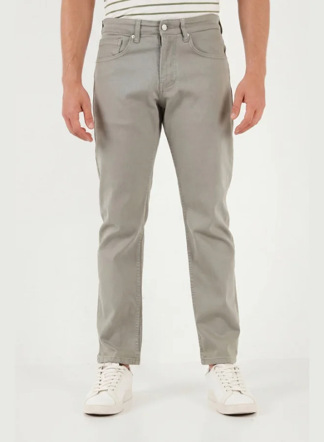 Buratti  Buratti Comfort Straight Leg Regular Waist Men's Jeans 4412C66TEXAS for Men | Best Price UAE