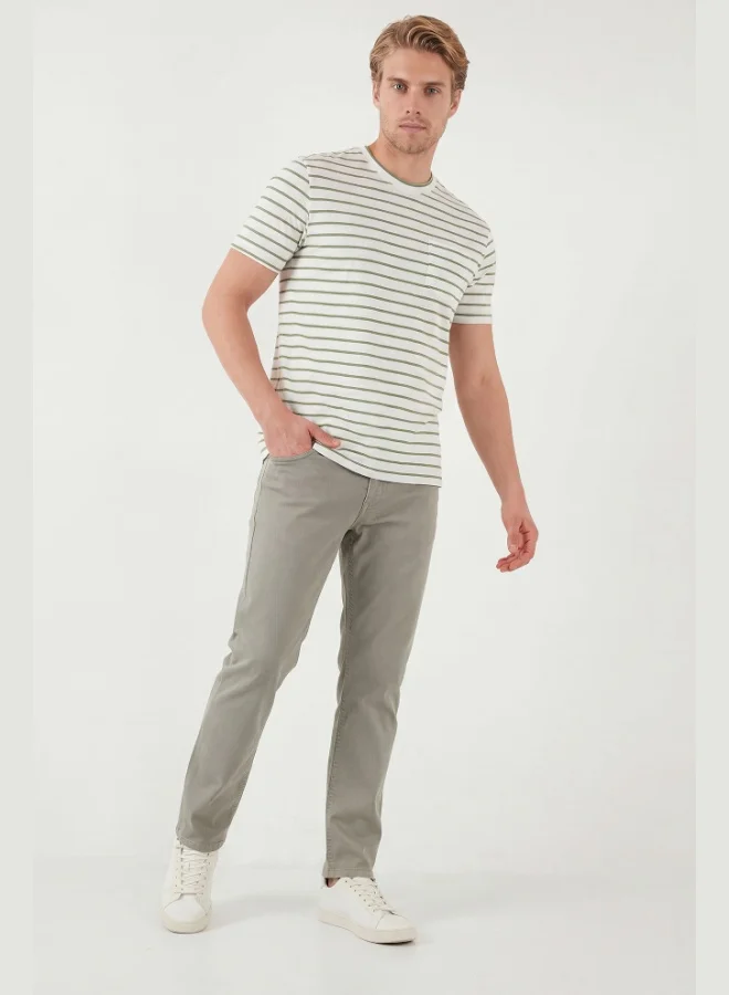 Buratti Buratti Comfort Straight Leg Regular Waist Men's Jeans 4412C66TEXAS