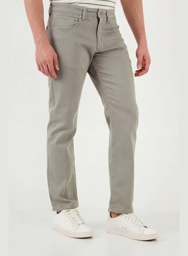 Buratti  Buratti Comfort Straight Leg Regular Waist Men's Jeans 4412C66TEXAS for Men | Best Price UAE