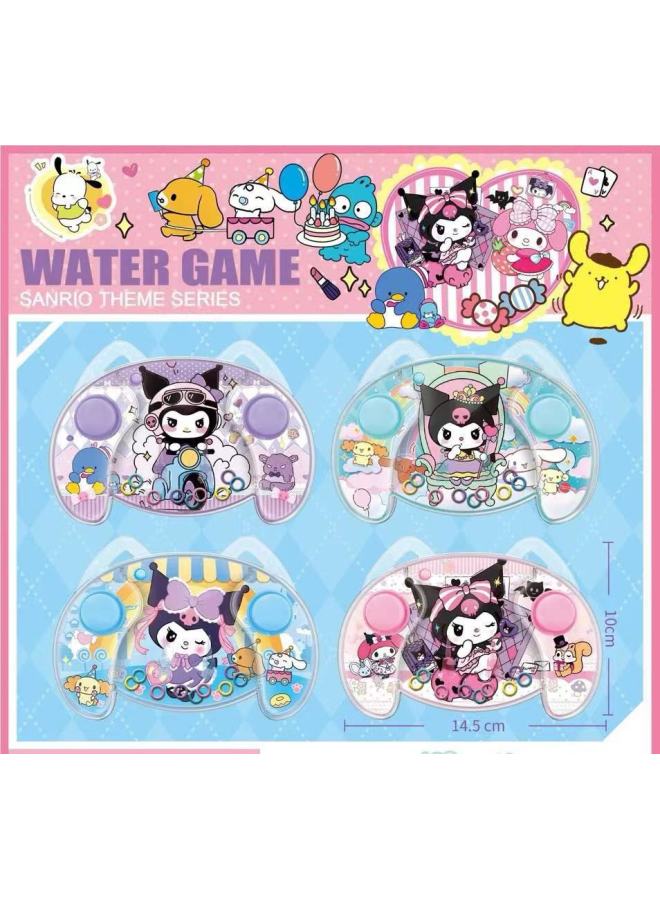 Stitch Laser Water Machine Star Baby Stitch Decompression Ring Game Machine Nostalgic Water Machine Gift-color:10*14cm (mixed Picture) ZB192-EE-Specifications:Kurome Ring Water Machine  - Image 1