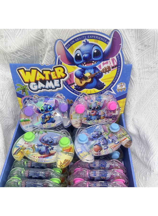 Stitch Laser Water Machine Star Baby Stitch Decompression Ring Game Machine Nostalgic Water Machine Gift-color:10*14cm (mixed Picture) ZB192-EE-Specifications:Kurome Ring Water Machine  - Image 4