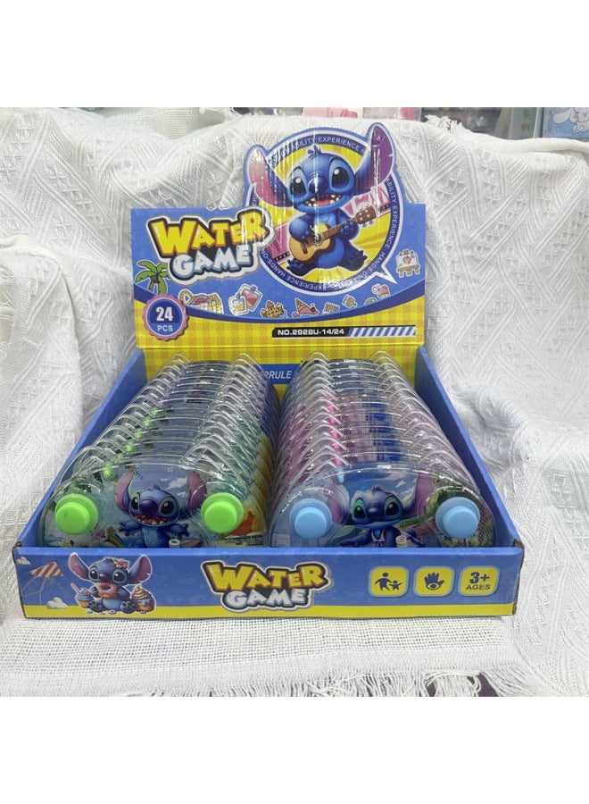 Stitch Laser Water Machine Star Baby Stitch Decompression Ring Game Machine Nostalgic Water Machine Gift-color:10*14cm (mixed Picture) ZB192-EE-Specifications:Kurome Ring Water Machine  - Image 3