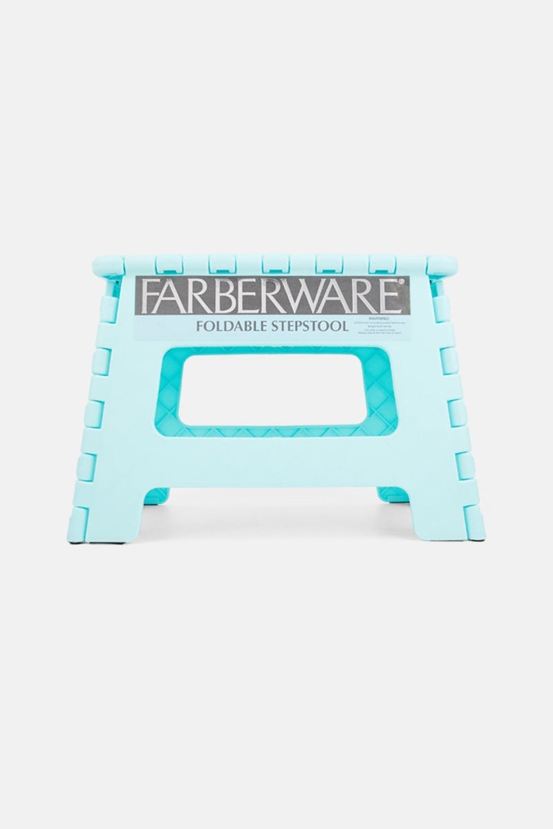 Farberware Foldable Stepstool, Turquoise - Image 3
