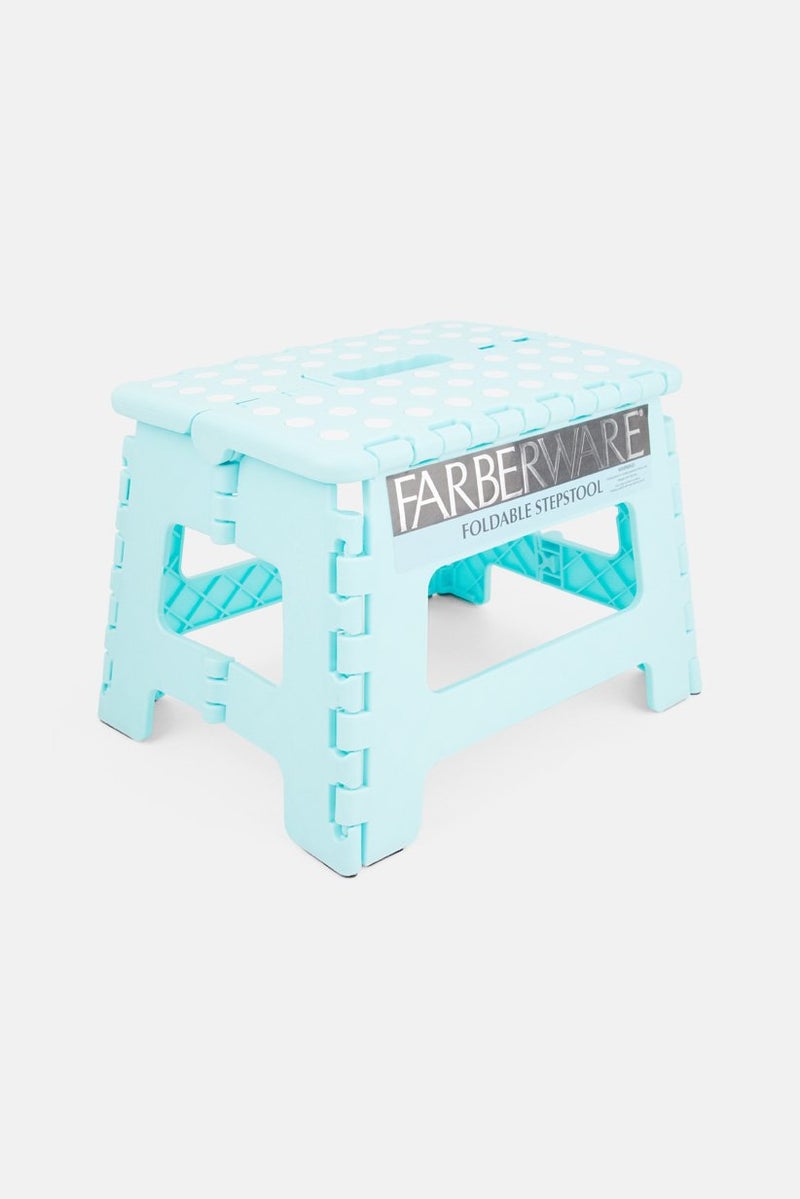 Farberware Foldable Stepstool, Turquoise - Image 1