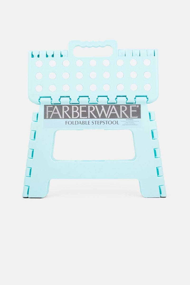 Farberware Foldable Stepstool, Turquoise - Image 2