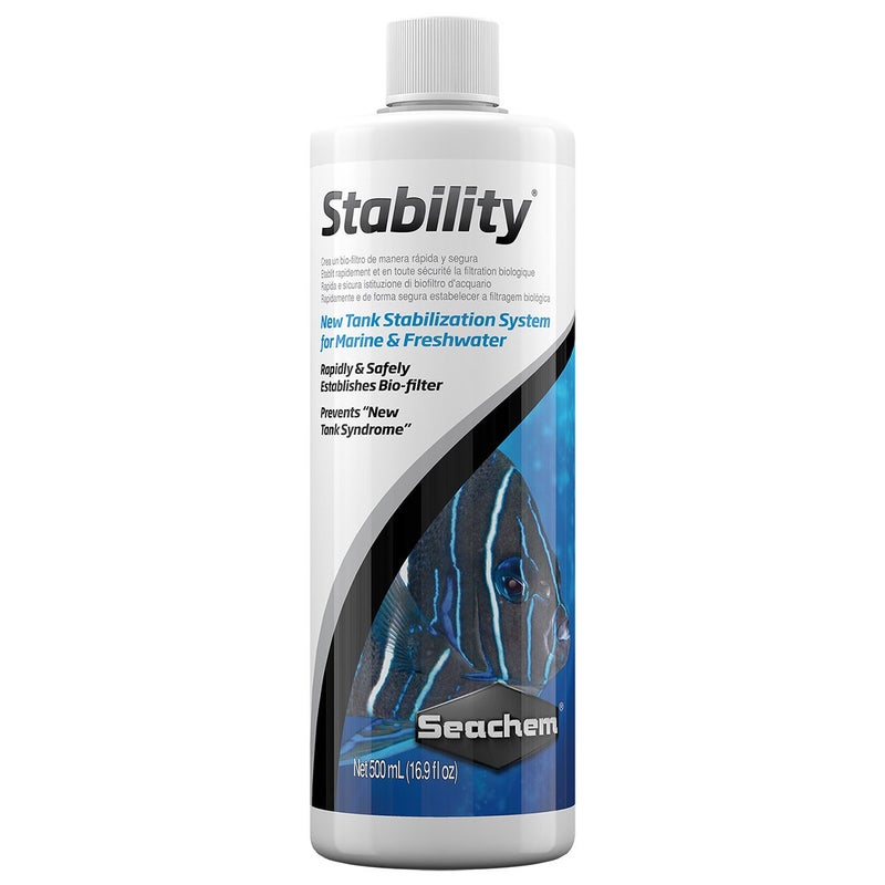 Seachem Stability Fish Tank Stabilizer - For Freshwater and Marine Aquariums, 16.9 Fl Oz (Pack of 1) - Image 1