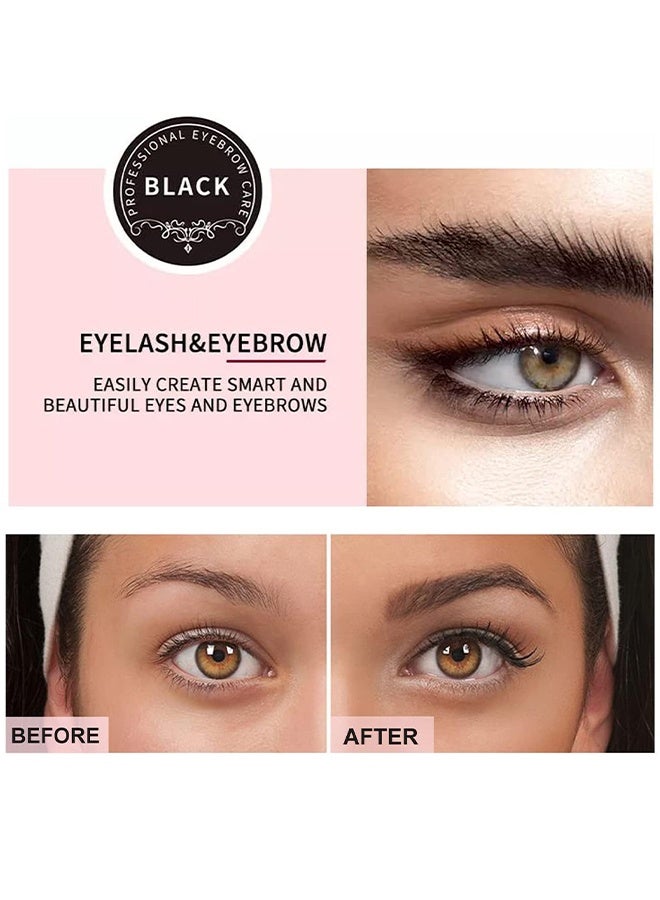 ICONSIGN Eyelash Eyebrow Tint Dye Kit, 2-In-1 Eyelash and Eyebrow, Semi Permanent Eyebrow Dye Cream, Waterproof and Quick-Dryinglash Color Kit,Gentle Formula for Long-Lasting Safety Convenient and Easy to Use (brown) - Image 3